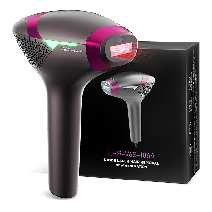 إزالة الشعر بالليزر دايود DermRays 1064nm للنساء والرجال لون البشرة 1-6 تبريد بالثلج إزالة الشعر بزاوية واسعة للوجه والجسم البشرة الداكنة